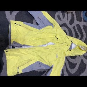 Yellow & Gray North Face Jacket